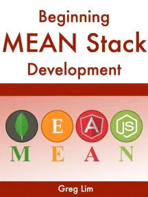 Full Stack JavaScript Development with MEAN" by Greg Lim Best Books for full stack web development